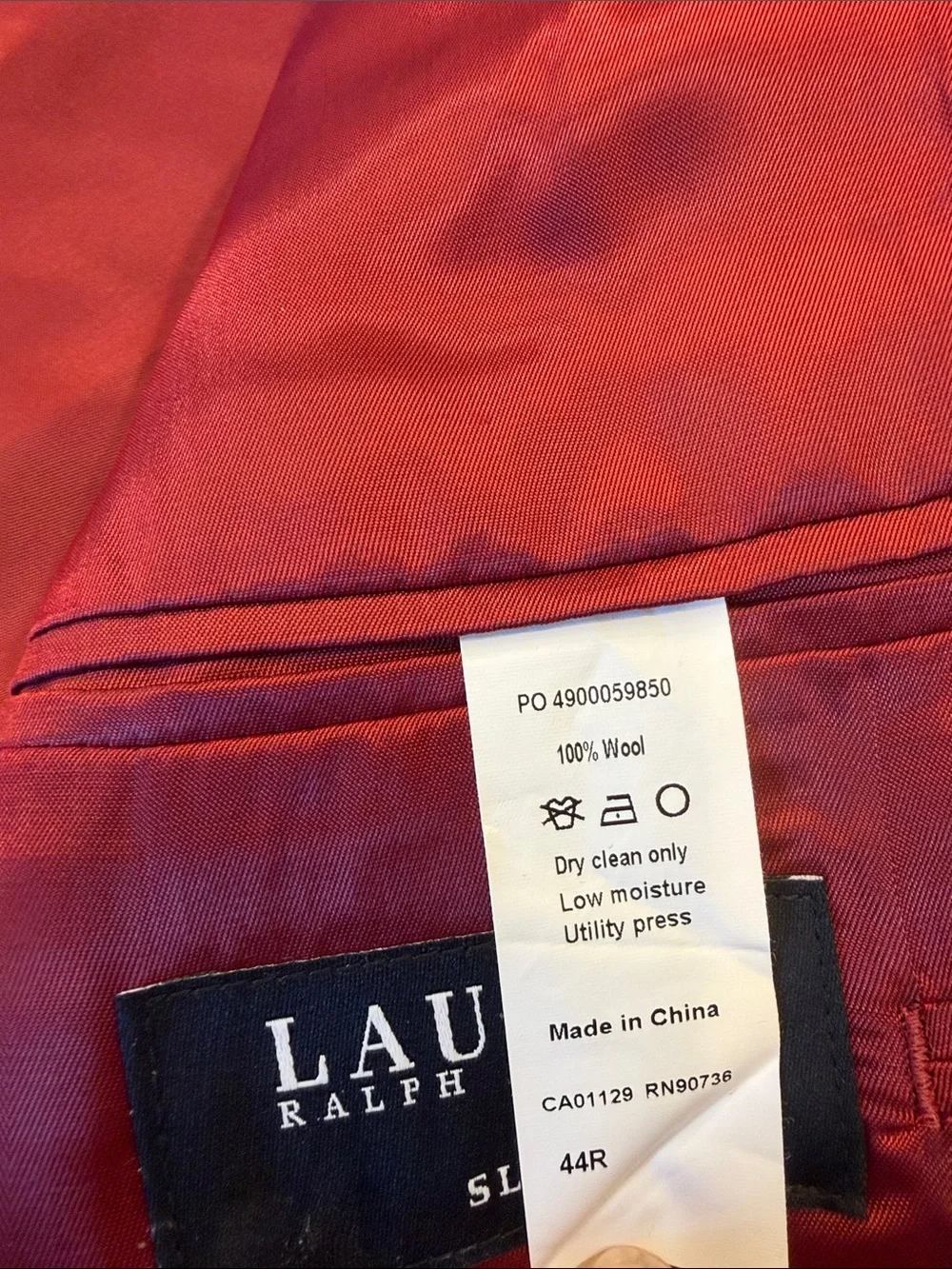 Ralph Lauren Men's Polo Modern Plaid Wool Sport Coat 44R
